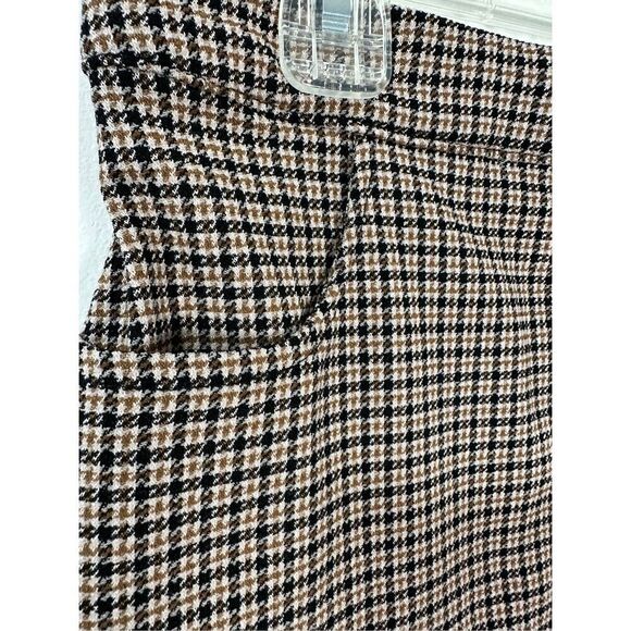 Altar’d State women’s brown blue houndstooth pencil skirt size Small #29-1306 - Picture 4 of 9